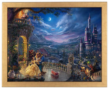 Load image into Gallery viewer, Beauty and the Beast Dancing in the Moonlight - Standard Art Prints - ArtOfEntertainment.com