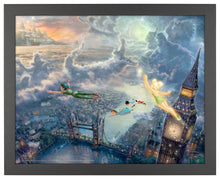 Load image into Gallery viewer, Tinker Bell and Peter Pan Fly to Never Land - Standard Art Prints - ArtOfEntertainment.com