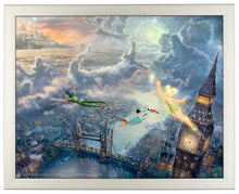 Load image into Gallery viewer, Tinker Bell and Peter Pan Fly to Never Land - Standard Art Prints - ArtOfEntertainment.com