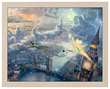 Load image into Gallery viewer, Tinker Bell and Peter Pan Fly to Never Land - Standard Art Prints - ArtOfEntertainment.com