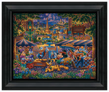 Load image into Gallery viewer, Mickey and Friends Painting in Paris - 19" x 22.5" Framed Canvas Prints 103319
