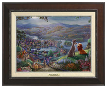 Load image into Gallery viewer, Lady and the Tramp Falling In Love - Canvas Classics - Art Of Entertainment