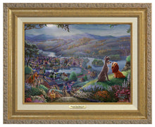 Load image into Gallery viewer, Lady and the Tramp Falling In Love - Canvas Classics - Art Of Entertainment
