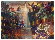 Load image into Gallery viewer, Spider-Man vs. the Sinister Six - 10" x 14" - Gallery Wrapped Canvas - Art Of Entertainment
