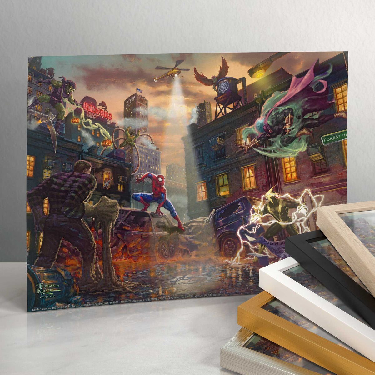 スパイダーマン　アート アクロスザスパイダーバースコンセプトアートスポットトムホver