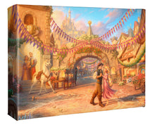 Load image into Gallery viewer, Disney Rapunzel Dancing in the Sunlit Courtyard - Gallery Wrapped Canvas