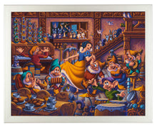 Load image into Gallery viewer, Snow White Dancing with the Dwarfs - Standard Art Prints - ArtOfEntertainment.com