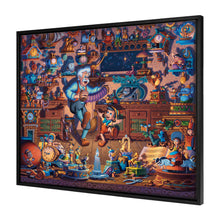 Load image into Gallery viewer, Disney Pinocchio - 30" x 37" Canvas Wall Murals (Onyx Black Frame) - Art Of Entertainment