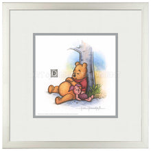 Load image into Gallery viewer, Winnie the Pooh and Piglet Napping - 15" x 15" Framed Paper Print - Art Of Entertainment