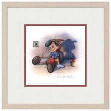 Load image into Gallery viewer, Pinocchio Marionette - 15" x 15" Framed Paper Print - Art Of Entertainment