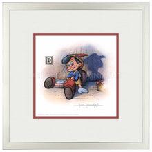 Load image into Gallery viewer, Pinocchio Marionette - 15" x 15" Framed Paper Print - Art Of Entertainment