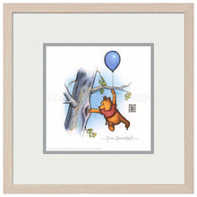 Load image into Gallery viewer, Winnie the Pooh Hunting for Honey - 15" x 15" Framed Paper Print - Art Of Entertainment