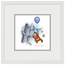 Load image into Gallery viewer, Winnie the Pooh Hunting for Honey - 15" x 15" Framed Paper Print - Art Of Entertainment
