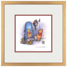 Load image into Gallery viewer, Winnie the Pooh Stout and Round - 15" x 15" Framed Paper Print - Art Of Entertainment