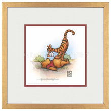 Load image into Gallery viewer, Tigger and Winnie the Pooh - 15" x 15" Framed Paper Print - Art Of Entertainment