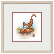 Load image into Gallery viewer, Tigger and Winnie the Pooh - 15" x 15" Framed Paper Print - Art Of Entertainment
