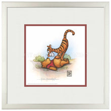 Load image into Gallery viewer, Tigger and Winnie the Pooh - 15" x 15" Framed Paper Print - Art Of Entertainment