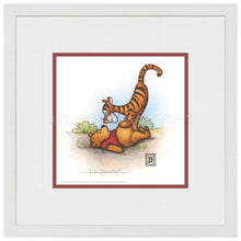 Load image into Gallery viewer, Tigger and Winnie the Pooh - 15" x 15" Framed Paper Print - Art Of Entertainment