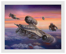 Load image into Gallery viewer, The Mandalorian - The Escort - Standard Art Prints - ArtOfEntertainment.com