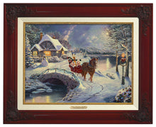 Load image into Gallery viewer, Mickey and Minnie Evening Sleigh Ride - Canvas Classics - Art Of Entertainment
