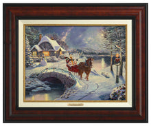 Load image into Gallery viewer, Mickey and Minnie Evening Sleigh Ride - Canvas Classics - Art Of Entertainment