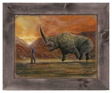 Load image into Gallery viewer, The Mandalorian - The Mudhorn -  Framed Metal Print - ArtOfEntertainment.com