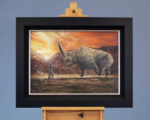 Load image into Gallery viewer, *Original Study* <em>The Mandalorian</em>™ - The Mudhorn™ By Monte Moore Thomas Kinkade Studios 22.5" x 32" - Art Of Entertainment