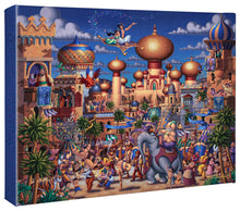 Load image into Gallery viewer, Aladdin Celebration in Agrabah - 11" x 14" Gallery Wrapped Canvas 111480