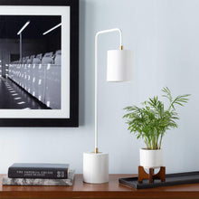 Load image into Gallery viewer, Rey of Light Table Lamp - White - Art Of Entertainment