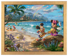 Load image into Gallery viewer, Disney Mickey and Minnie in Hawaii - Standard Art Prints - Art Of Entertainment