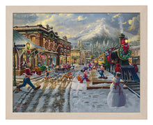 Load image into Gallery viewer, Disney Mickey and Minnie Candy Cane Express - Standard Art Prints