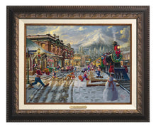 Load image into Gallery viewer, Disney Mickey and Minnie Candy Cane Express - Canvas Classics