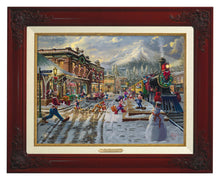Load image into Gallery viewer, Disney Mickey and Minnie Candy Cane Express - Canvas Classics