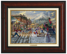 Load image into Gallery viewer, Disney Mickey and Minnie Candy Cane Express - Canvas Classics