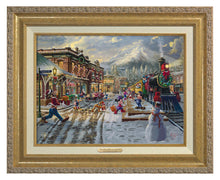 Load image into Gallery viewer, Disney Mickey and Minnie Candy Cane Express - Canvas Classics