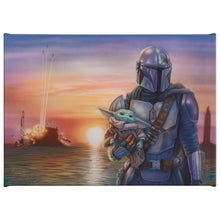 Load image into Gallery viewer, <em>The Mandalorian</em>™ - A New Direction - 10" x 14" Gallery Wrapped Canvas Gallery Wrapped Canvas - Art Of Entertainment