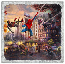 Load image into Gallery viewer, Spider-Man and Friends The Ultimate Alliance - 14" x 14" Metal Box Art 118696