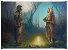 Load image into Gallery viewer, <em>The Mandalorian</em> ™ - Connection - 10" x 14" Gallery Wrapped Canvas Gallery Wrapped Canvas - Art Of Entertainment