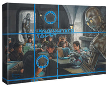 Load image into Gallery viewer, <em>The Mandalorian</em>™ - Getting Schooled - 10" x 14" Gallery Wrapped Canvas Gallery Wrapped Canvas - Art Of Entertainment