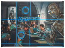 Load image into Gallery viewer, <em>The Mandalorian</em>™ - Getting Schooled - 10" x 14" Gallery Wrapped Canvas Gallery Wrapped Canvas - Art Of Entertainment