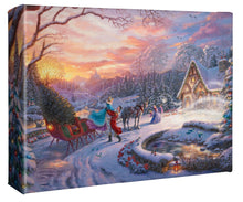 Load image into Gallery viewer, Disney Cinderella Bringing Home the Tree - 8" x 10" Gallery Wrapped Canvas