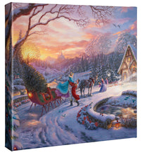 Load image into Gallery viewer, Disney Cinderella Bringing Home the Tree - 14" x 14" Gallery Wrapped Canvas