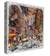 Load image into Gallery viewer, Deadpool - Snow Day - 14" x 14" Metal Box Art