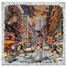 Load image into Gallery viewer, Deadpool - Snow Day - 14" x 14" Metal Box Art