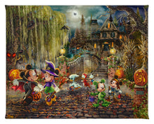 Load image into Gallery viewer, Disney Mickey and Minnie Halloween Fun - 8" x 10" Gallery Wrapped Canvas