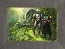 Load image into Gallery viewer, The Mandalorian™ - Brothers in Arms - Framed Metal Print