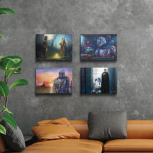 Load image into Gallery viewer, The Mandalorian - Set of Four 10X14 Gallery Wrapped Canvases