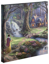 Load image into Gallery viewer, Snow White Discovers the Cottage - 14" x 14" Gallery Wrapped Canvas 50262