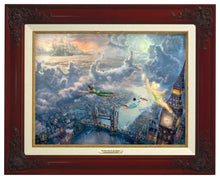 Load image into Gallery viewer, Tinker Bell and Peter Pan Fly to Never Land - Canvas Classics - ArtOfEntertainment.com