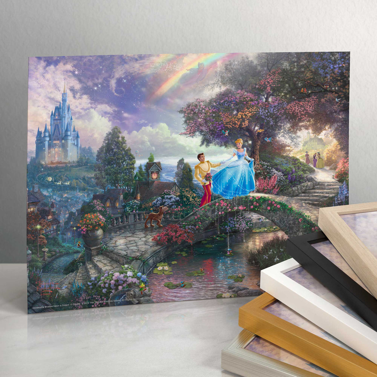 Thomas Kinkade Cinderella shops Disney Print